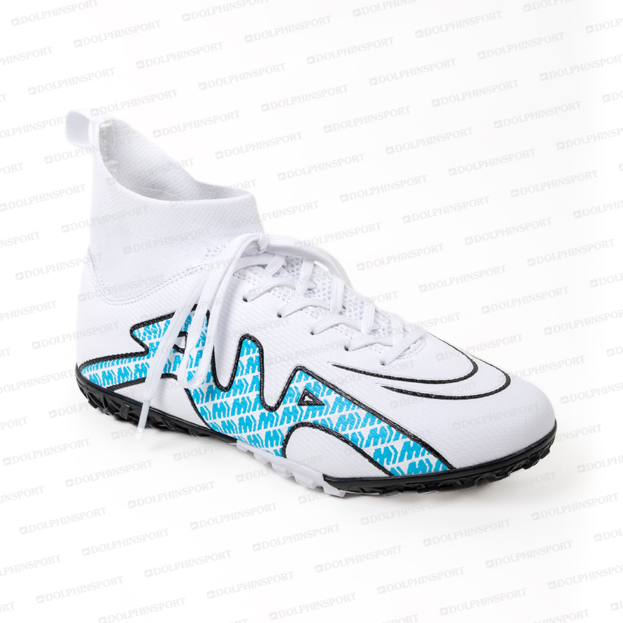 Бутсы футбольные KR-160 бело-синий