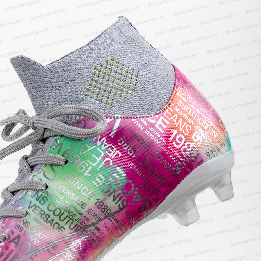 Бутсы футбольные KR-178/2 бело-розовый