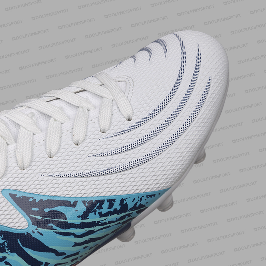 Бутсы футбольные KR-208 бело-синие