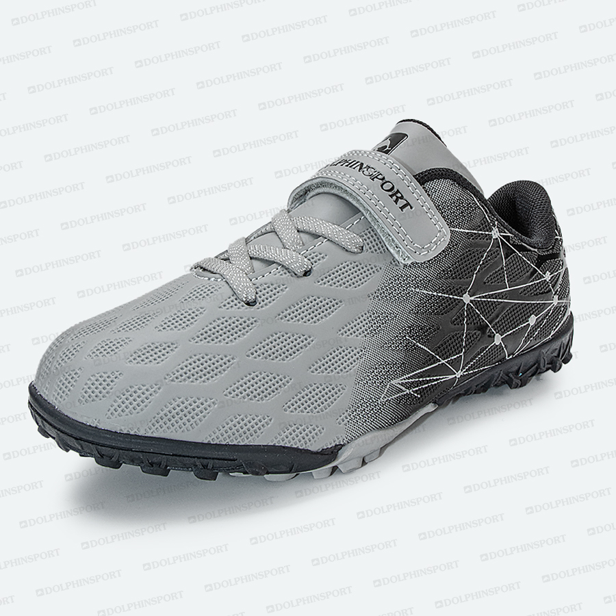 Бутсы футбольные KR-197 черно-серые