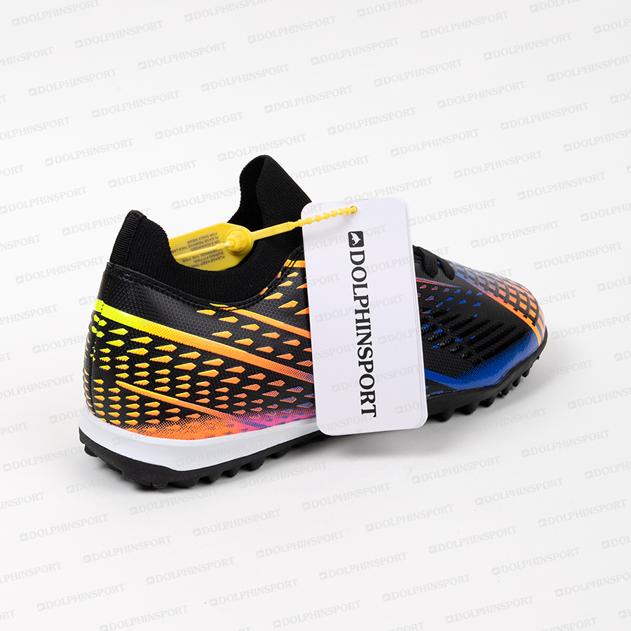 Бутсы футбольные KR-157 черно-оранжевый