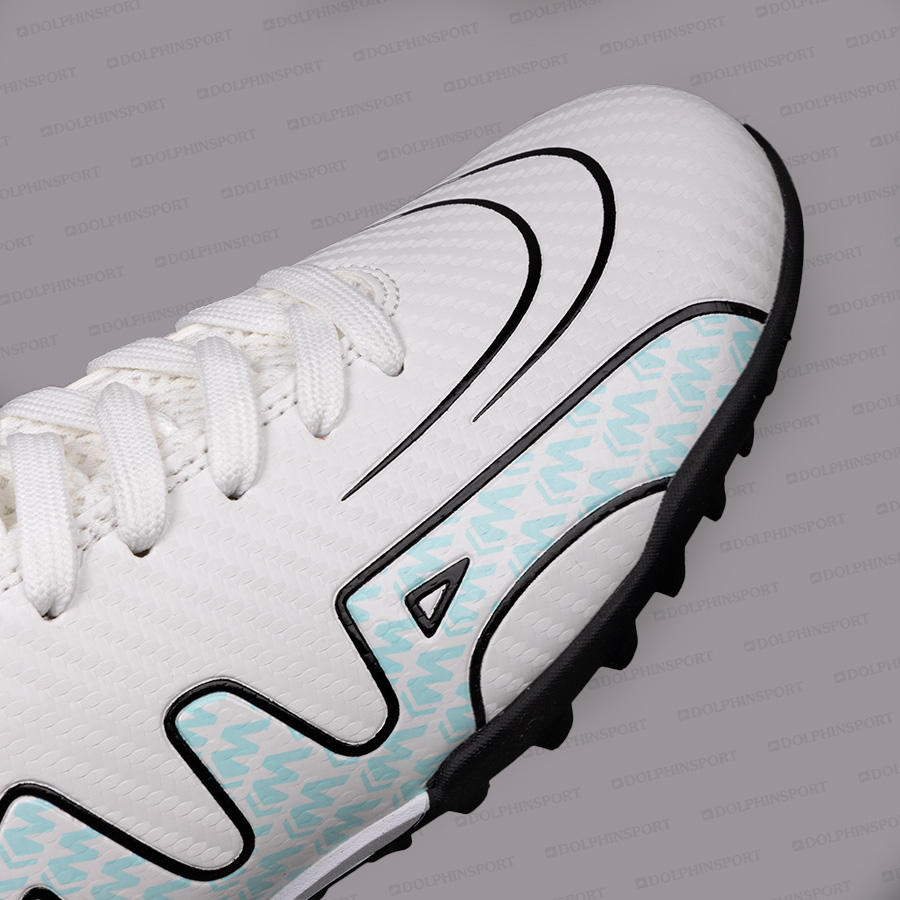 Бутсы футбольные KR-160 бело-бирюзовый