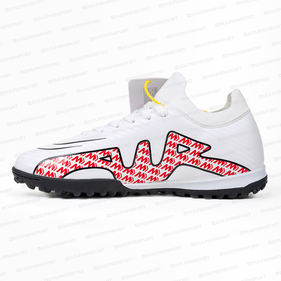 Бутсы футбольные KR-160 бело-красный