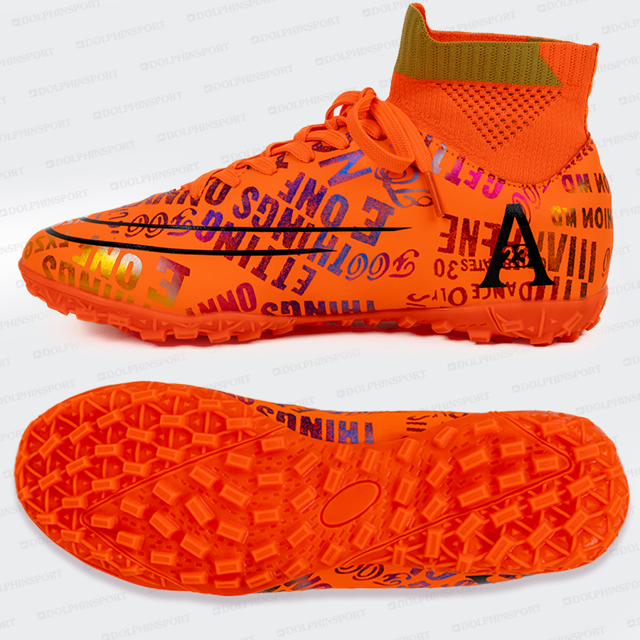 Бутсы футбольные KR-179 оранжевый