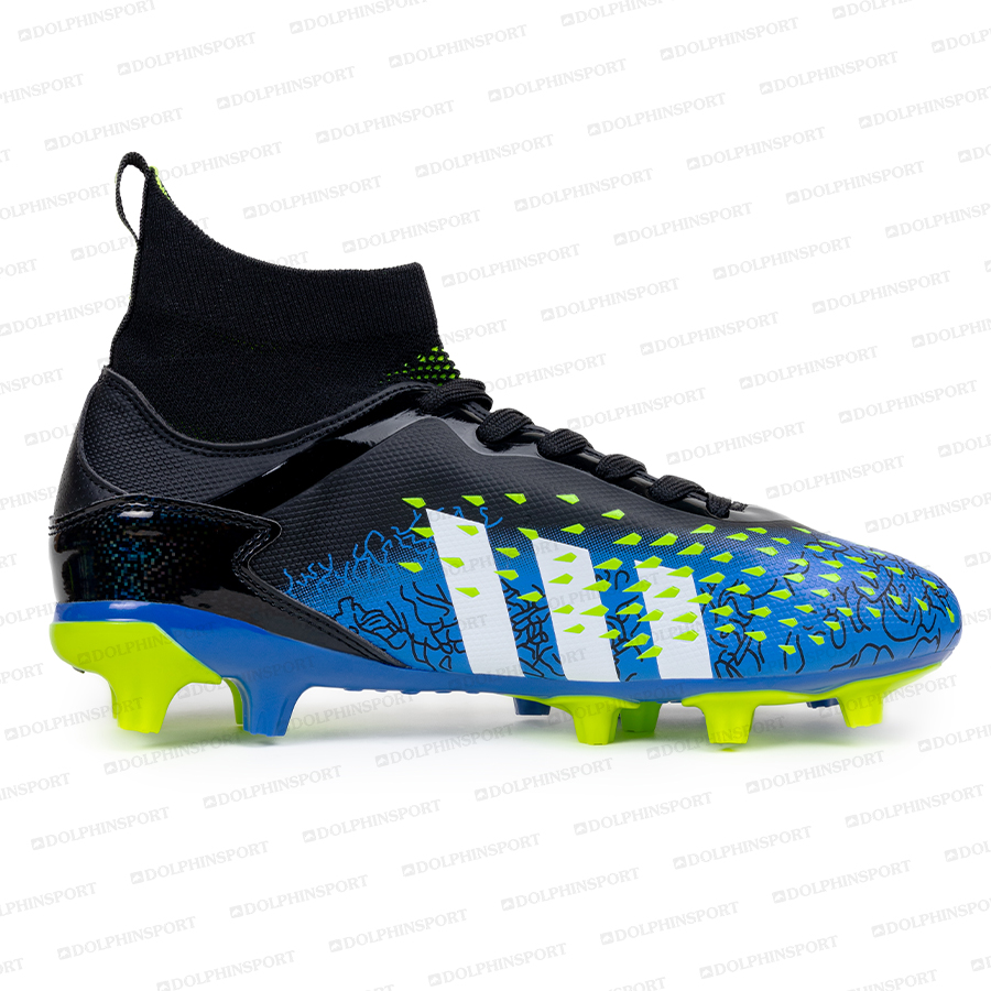 Бутсы футбольные KR-180/2 сине-зеленые