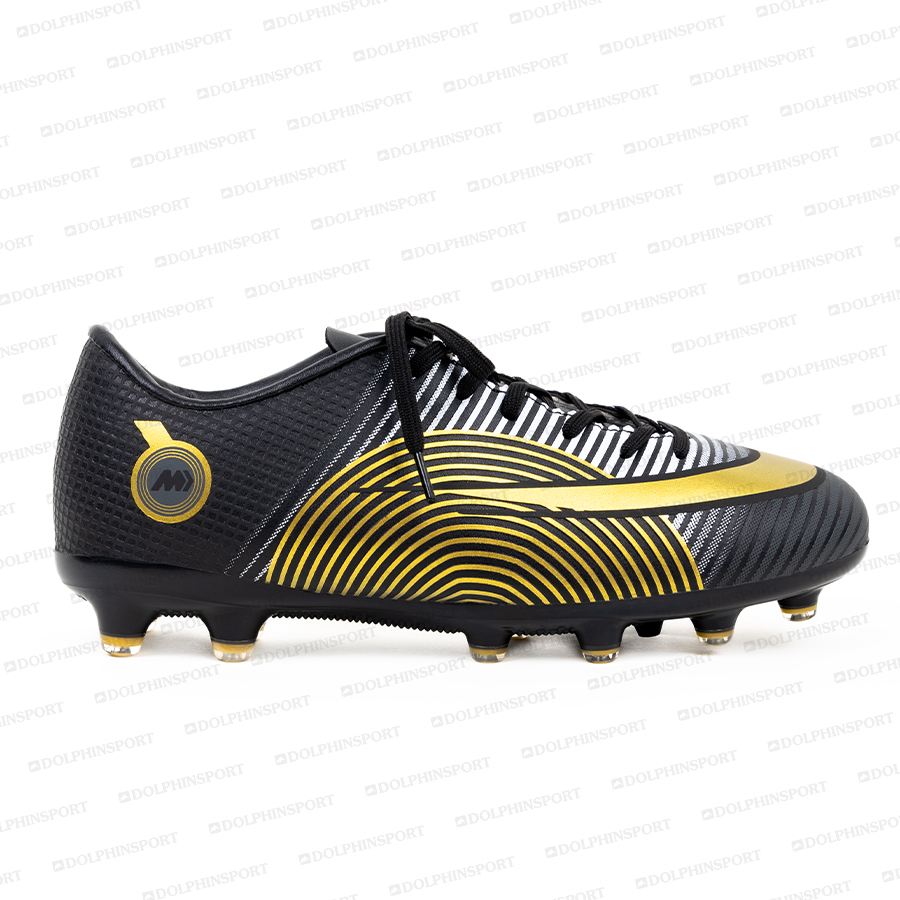 Бутсы футбольные KR-155 черно-золотой