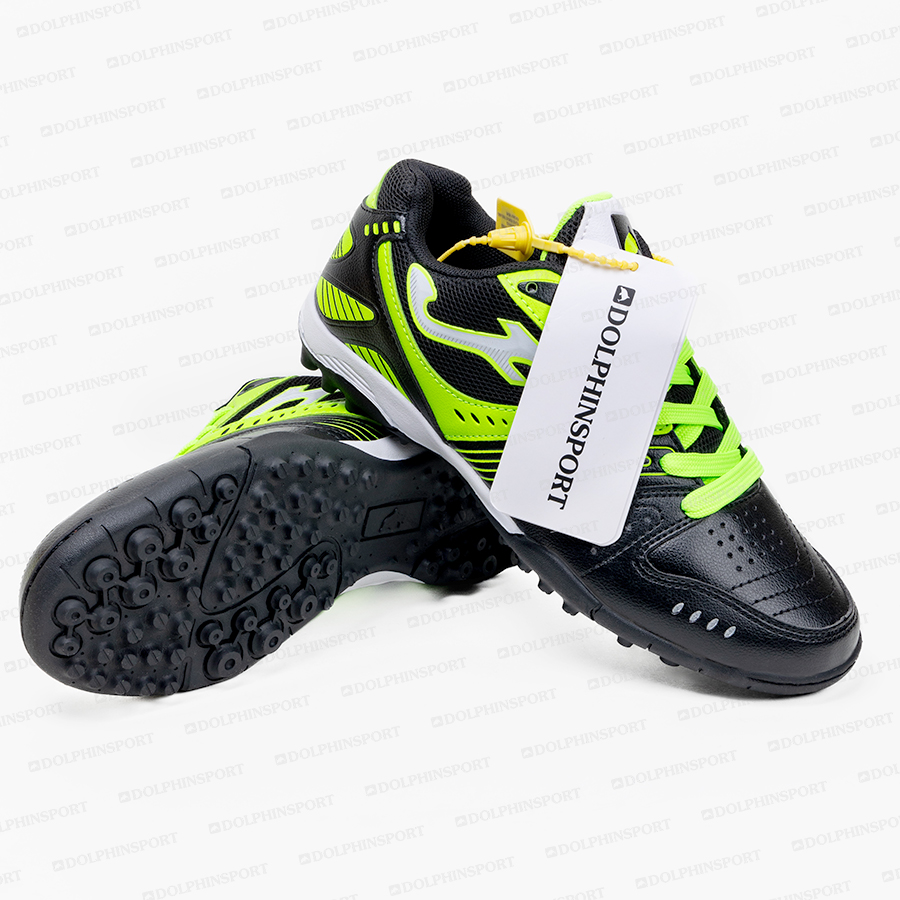 Бутсы футбольные KR-184 черно-зеленый