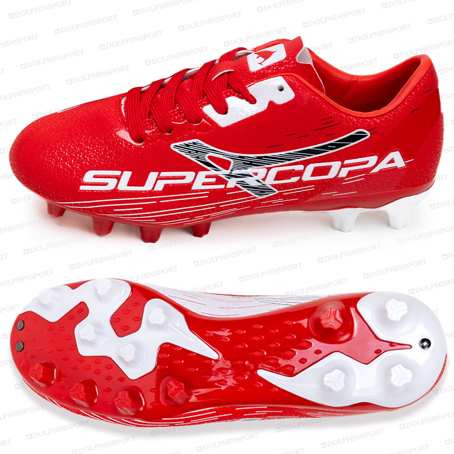 Бутсы футбольные KR-181/2 красный