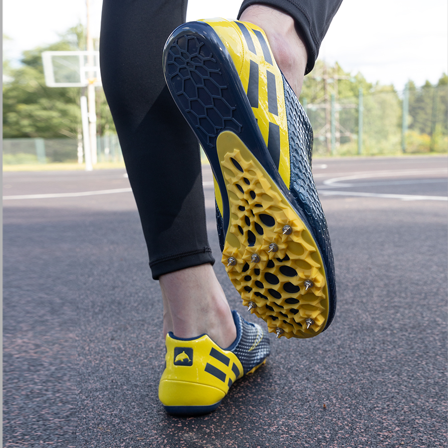 Шиповки KR-077 сине-желтые