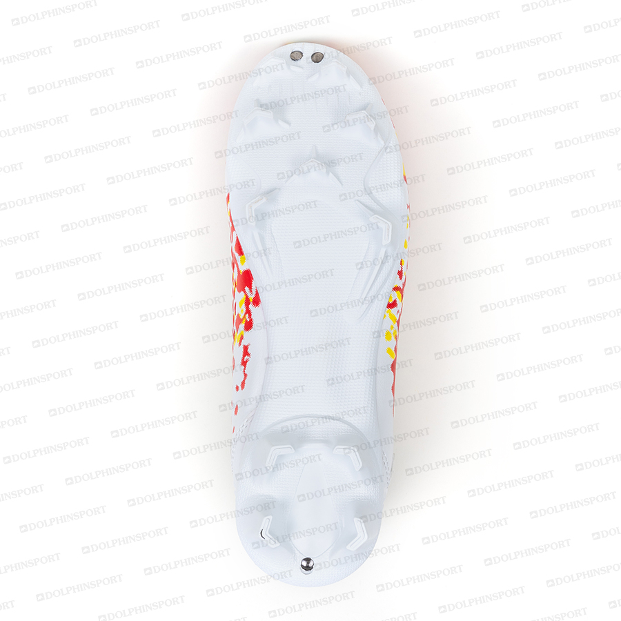 Бутсы футбольные KR-130 белый-черный