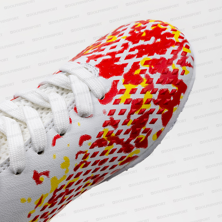 Бутсы футбольные KR-130/1 бело-красные