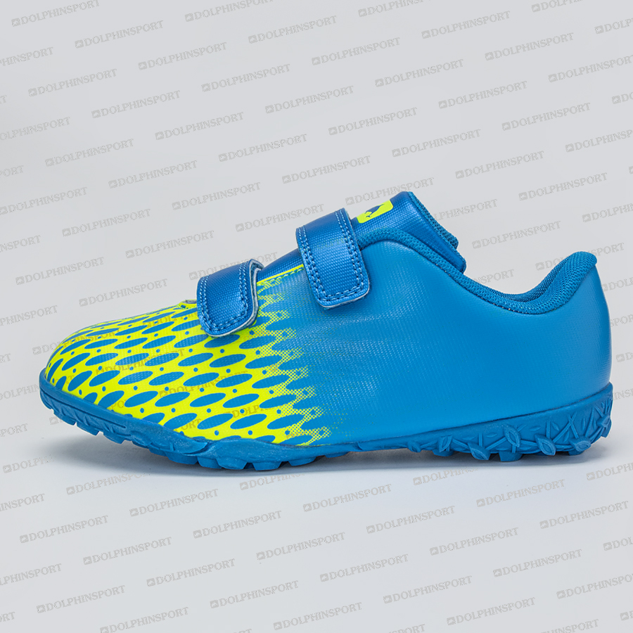 Бутсы футбольные KR-183 сине-зеленый