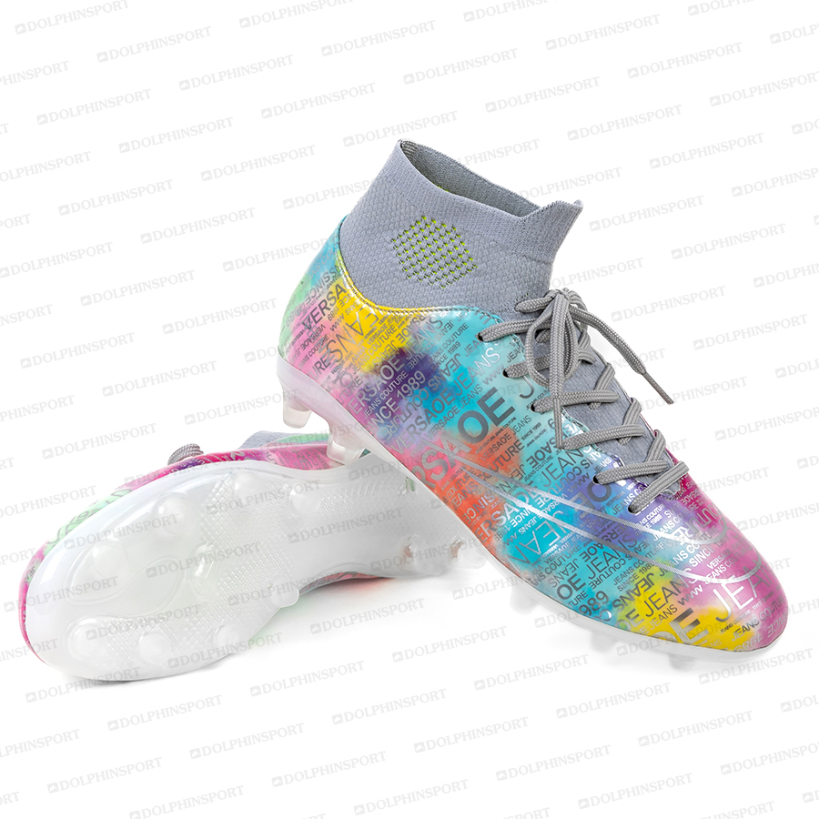 Бутсы футбольные KR-178/2 бело-розовый