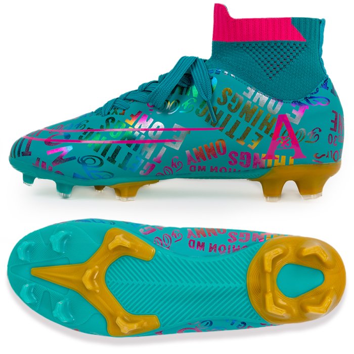 Бутсы футбольные KR-179/2 бирюзовый