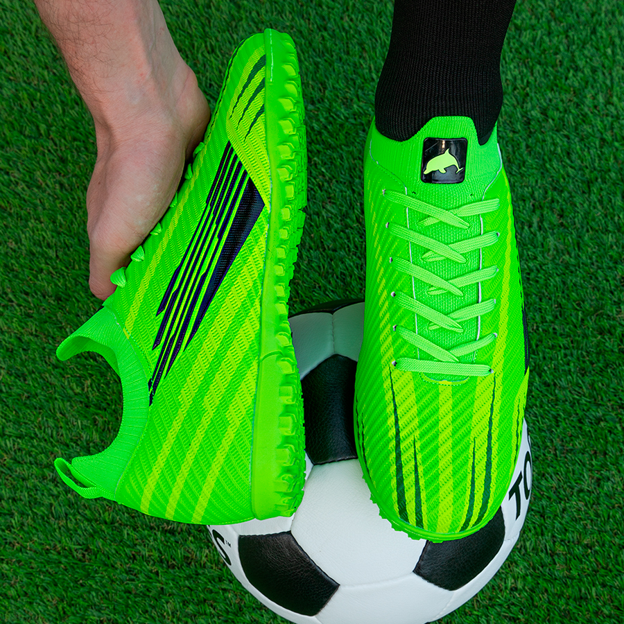 Бутсы футбольные KR-200 зеленые