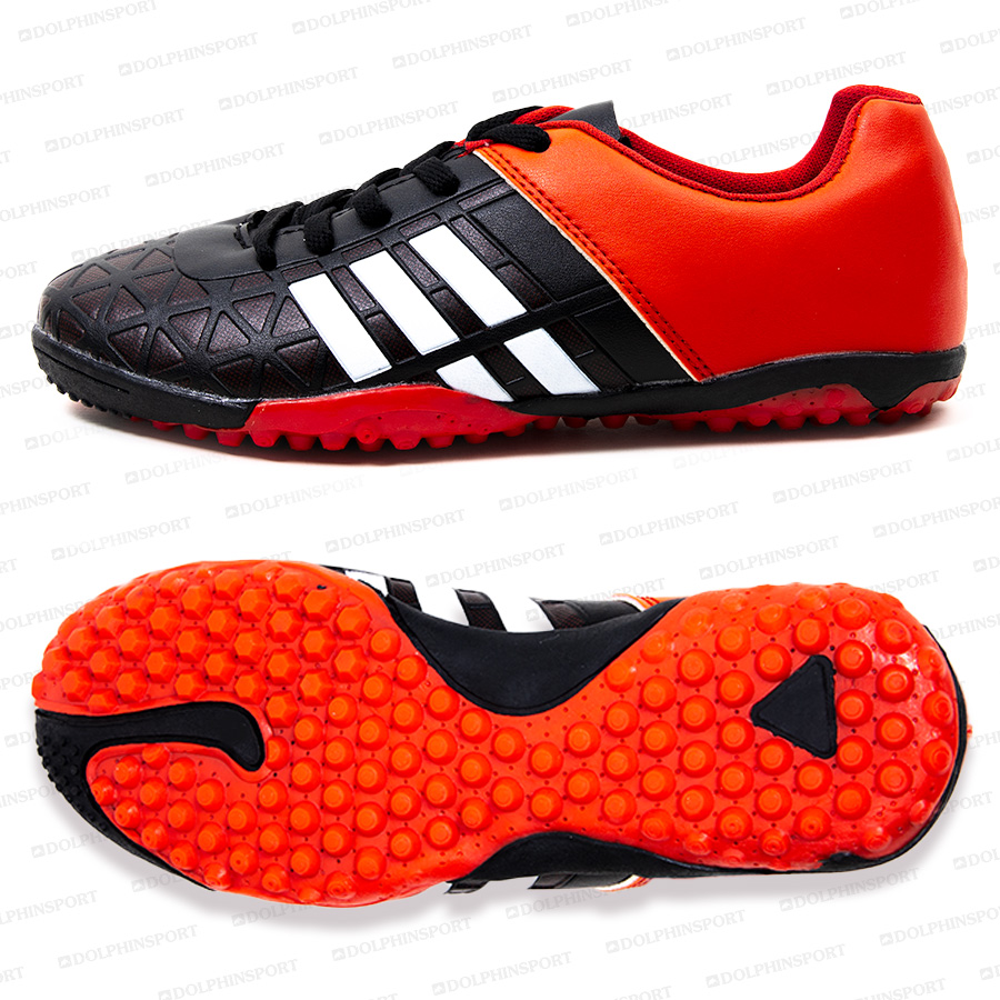 Бутсы футбольные KR-105 красно-черные