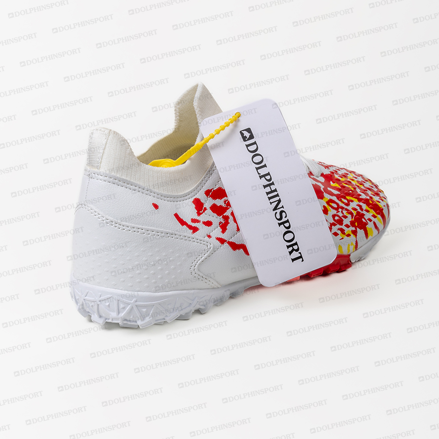 Бутсы футбольные KR-130/1 бело-красные