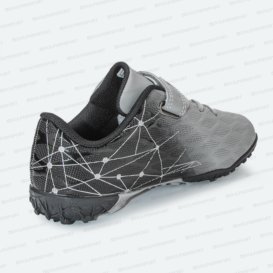 Бутсы футбольные KR-197 черно-серые