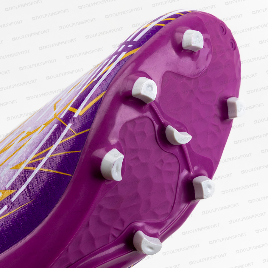 Бутсы футбольные KR-188 бело-фиолетовый