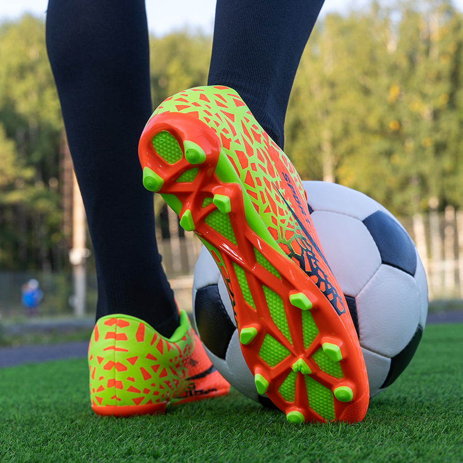 Бутсы футбольные KR-121 оранжевые