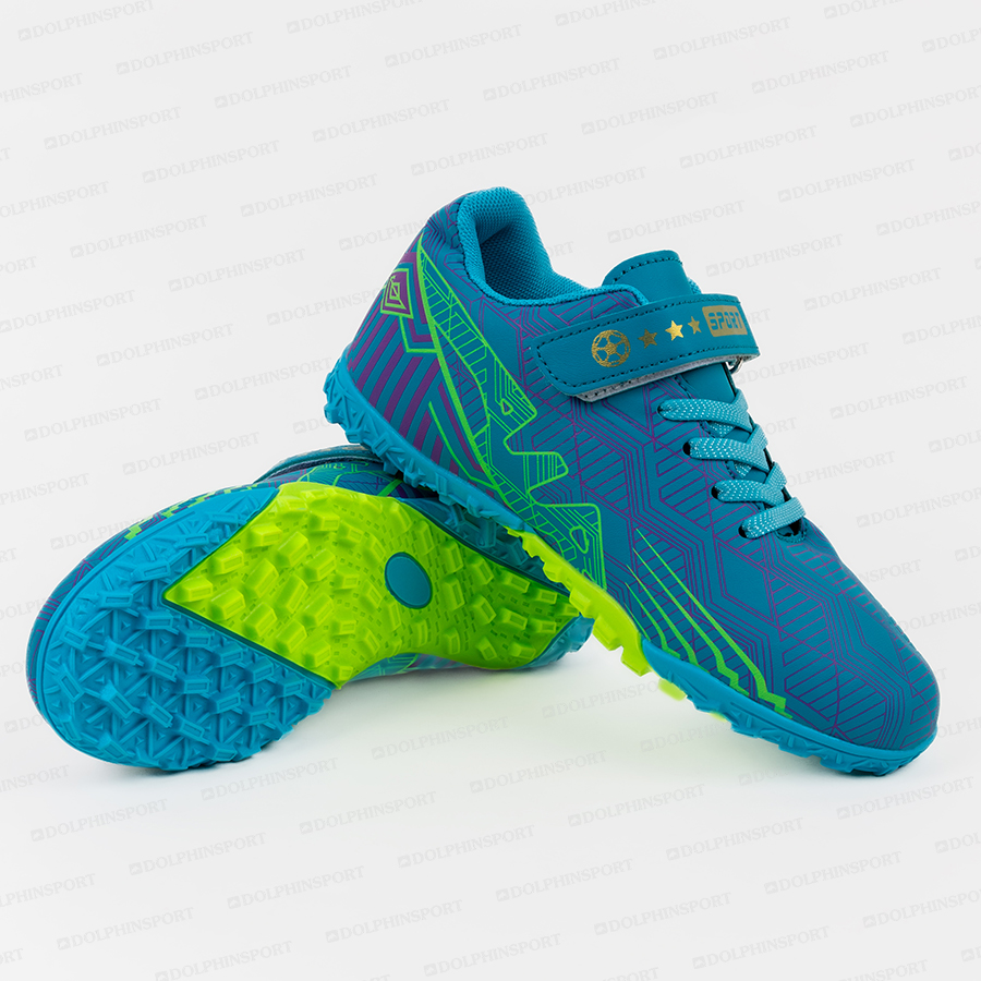 Бутсы футбольные KR-186 бирюзовый