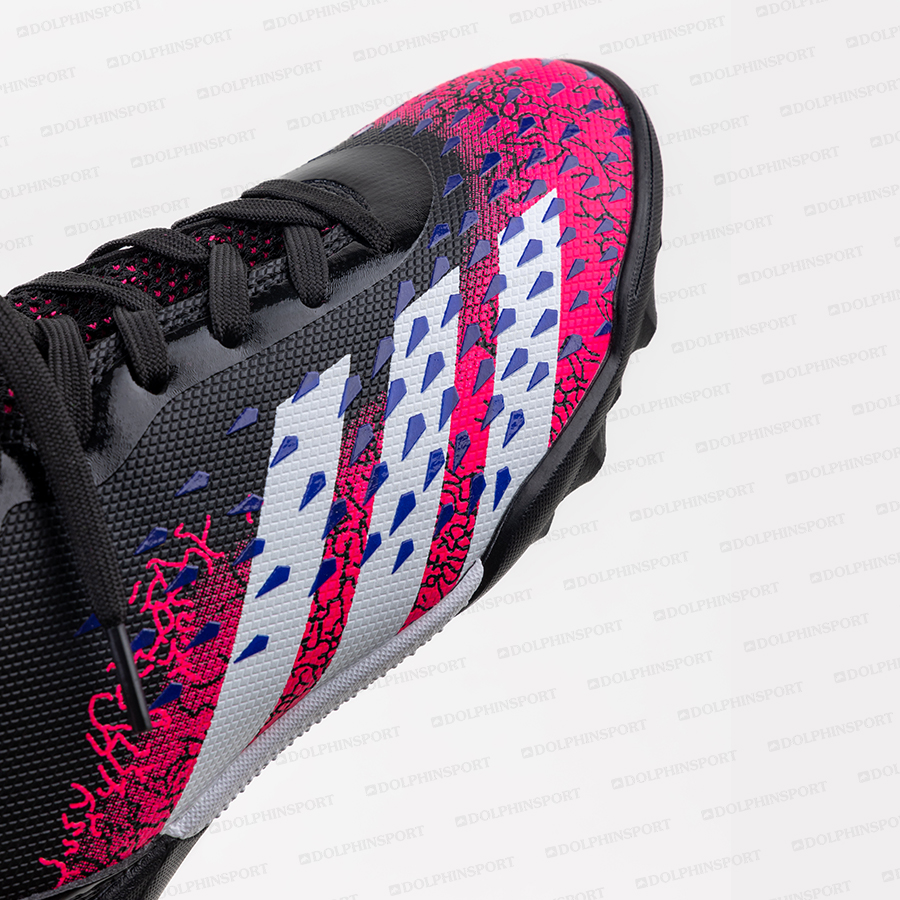 Бутсы футбольные KR-180 черно-розовый