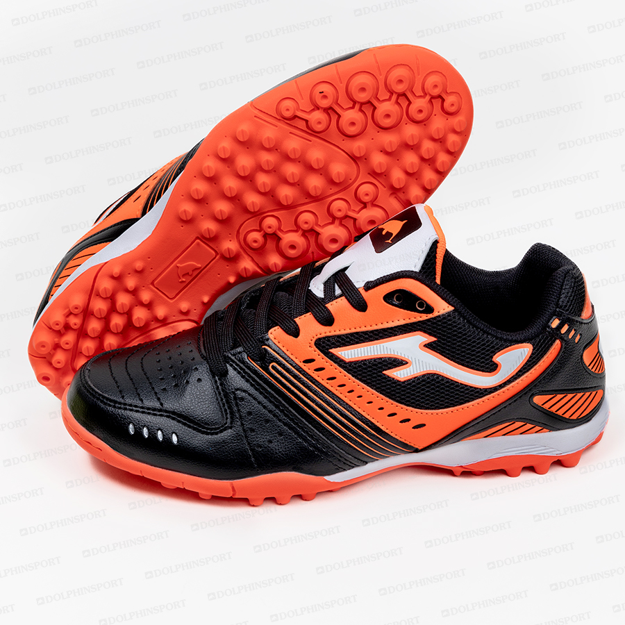 Бутсы футбольные KR-184 черно-красный