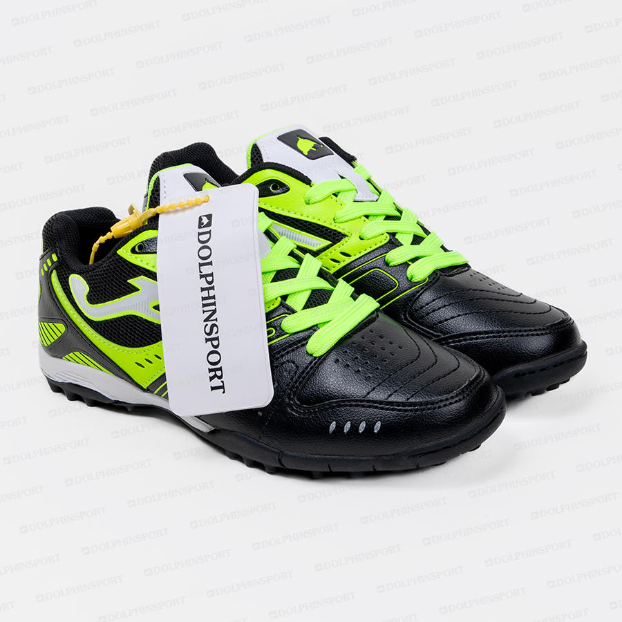 Бутсы футбольные KR-184 черно-зеленый