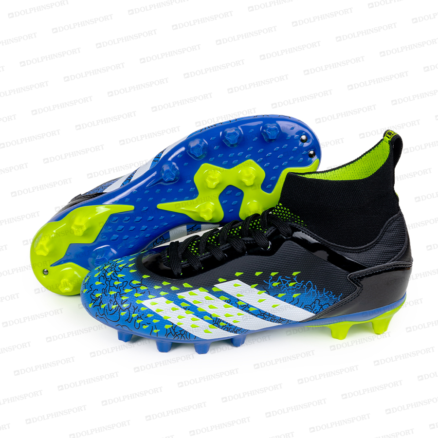 Бутсы футбольные KR-180/2 сине-зеленые