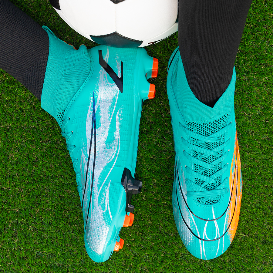 Бутсы футбольные KR-141/2 бирюзовый