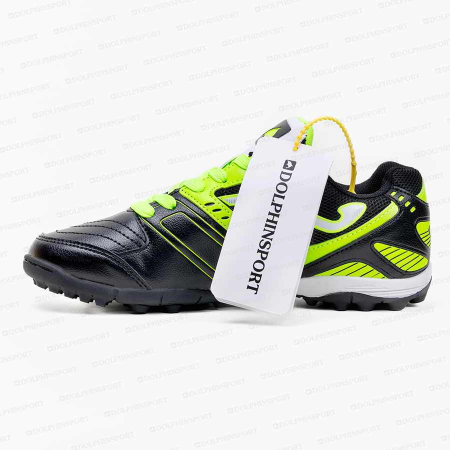 Бутсы футбольные KR-184 черно-зеленый