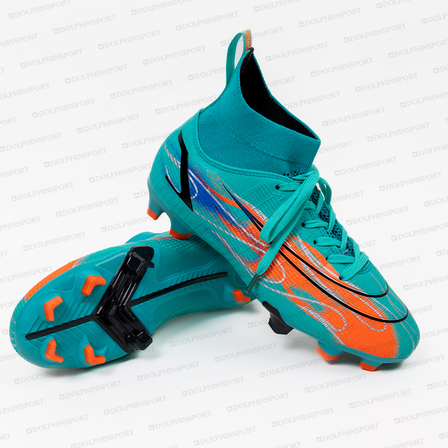 Бутсы футбольные KR-141/2 бирюзовый