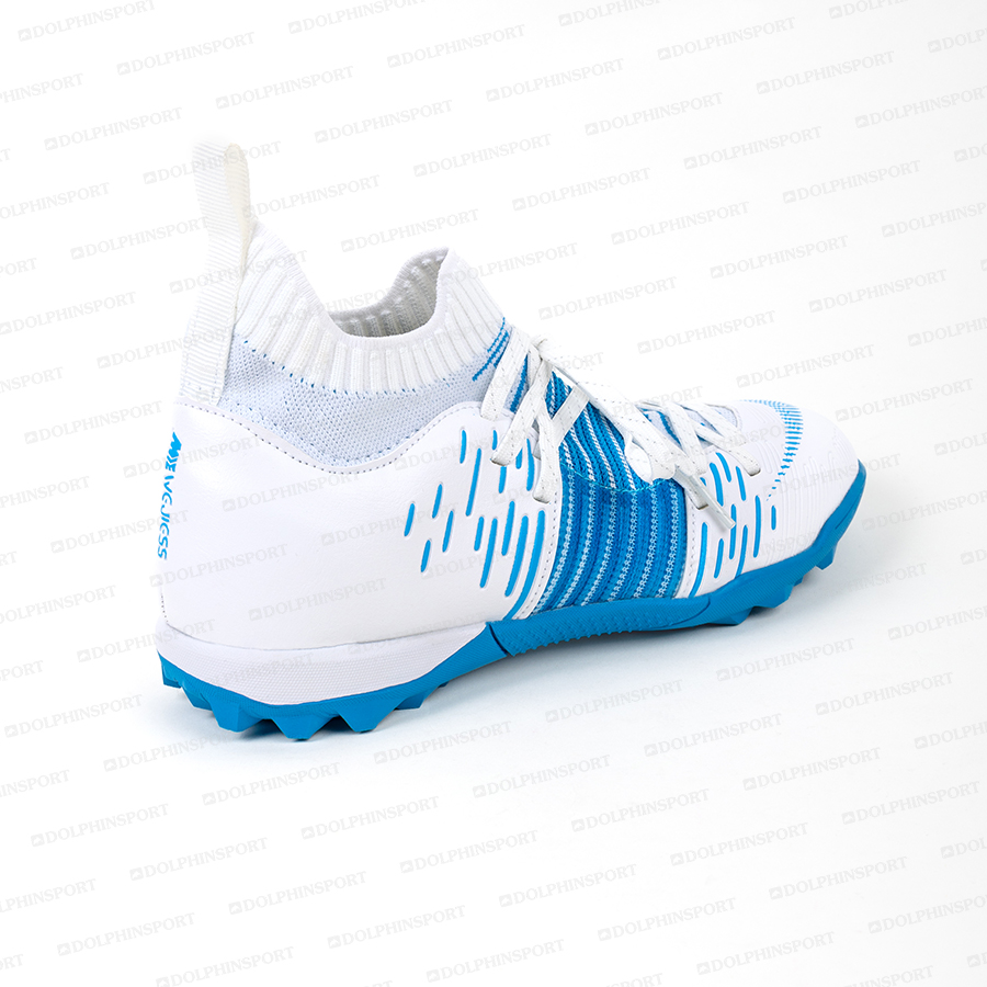 Бутсы футбольные KR-177 бело-голубой