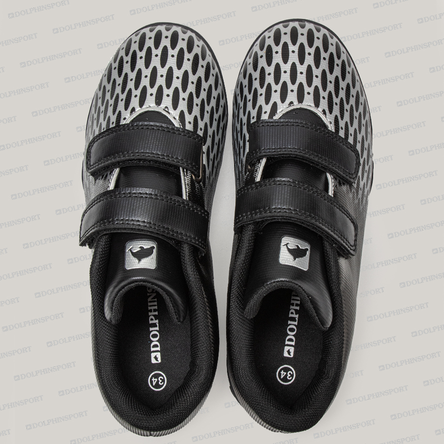 Бутсы футбольные KR-183 черно-серые