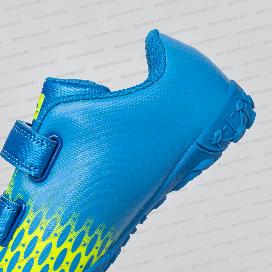 Бутсы футбольные KR-183 сине-зеленый