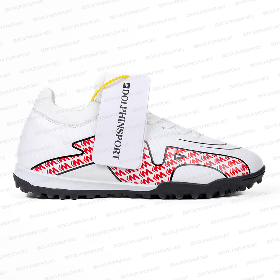 Бутсы футбольные KR-160 бело-красный