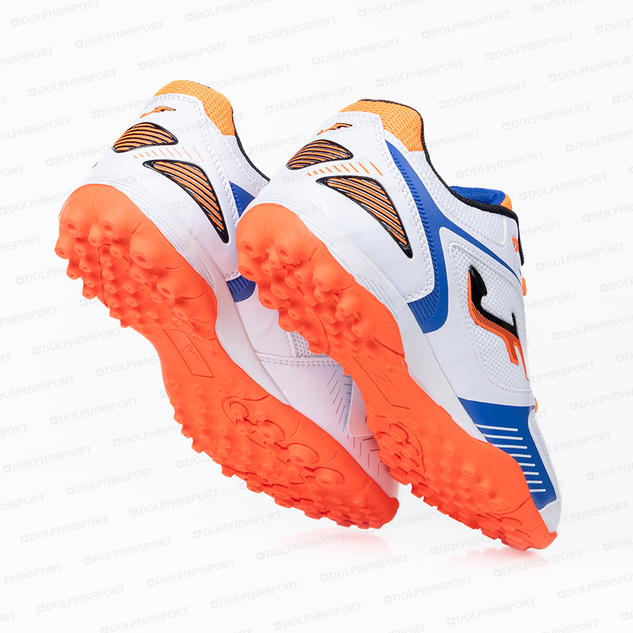 Бутсы футбольные KR-184 бело-оранжевый