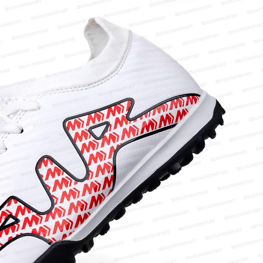 Бутсы футбольные KR-160 бело-красный