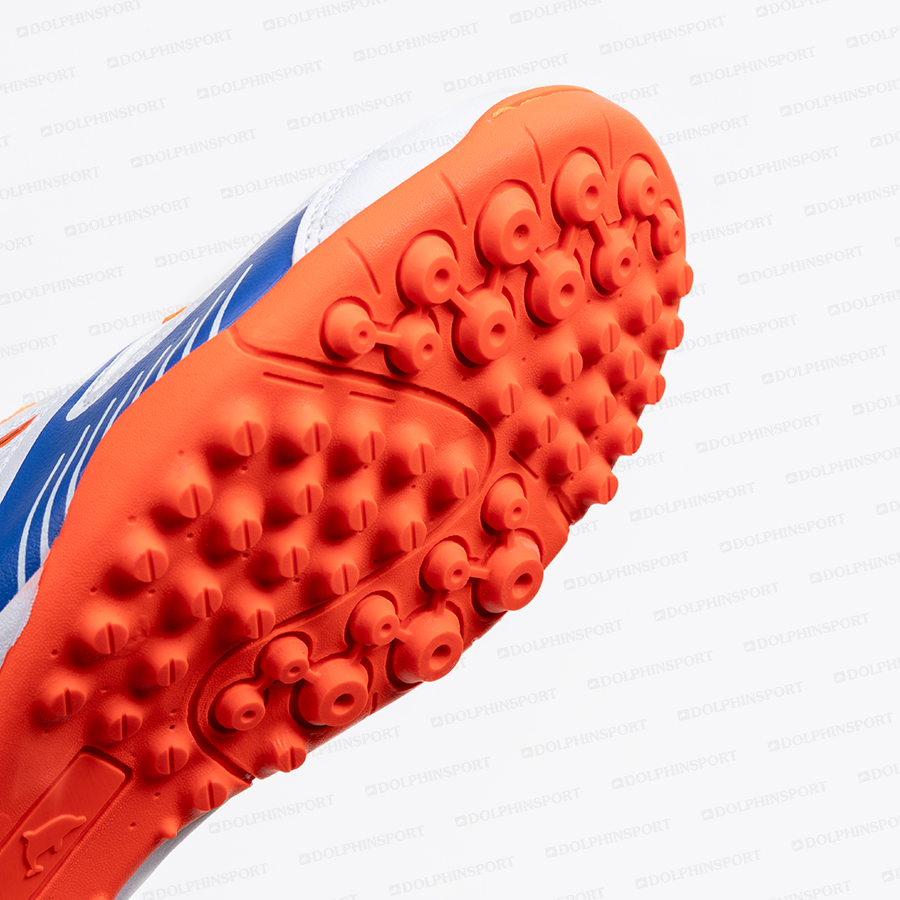 Бутсы футбольные KR-184 бело-оранжевый