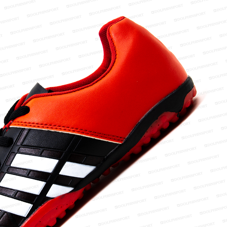 Бутсы футбольные KR-105 красно-черные