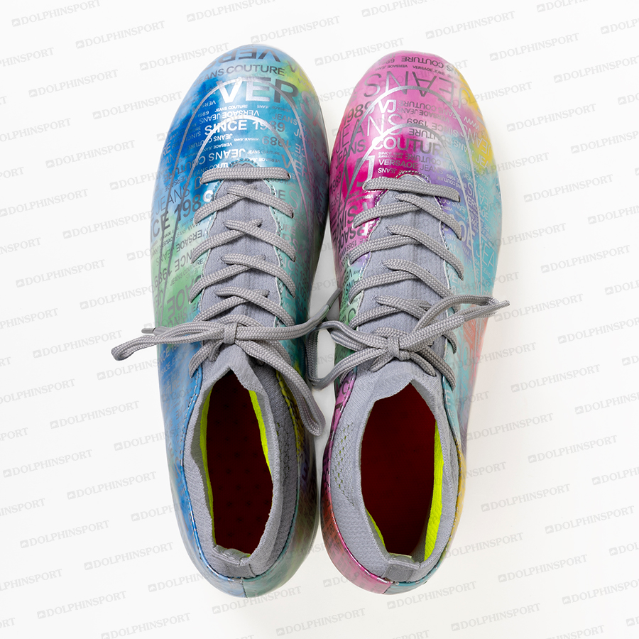 Бутсы футбольные KR-178/2 розовый-голубой