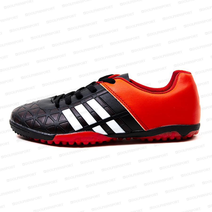 Бутсы футбольные KR-105 красно-черные