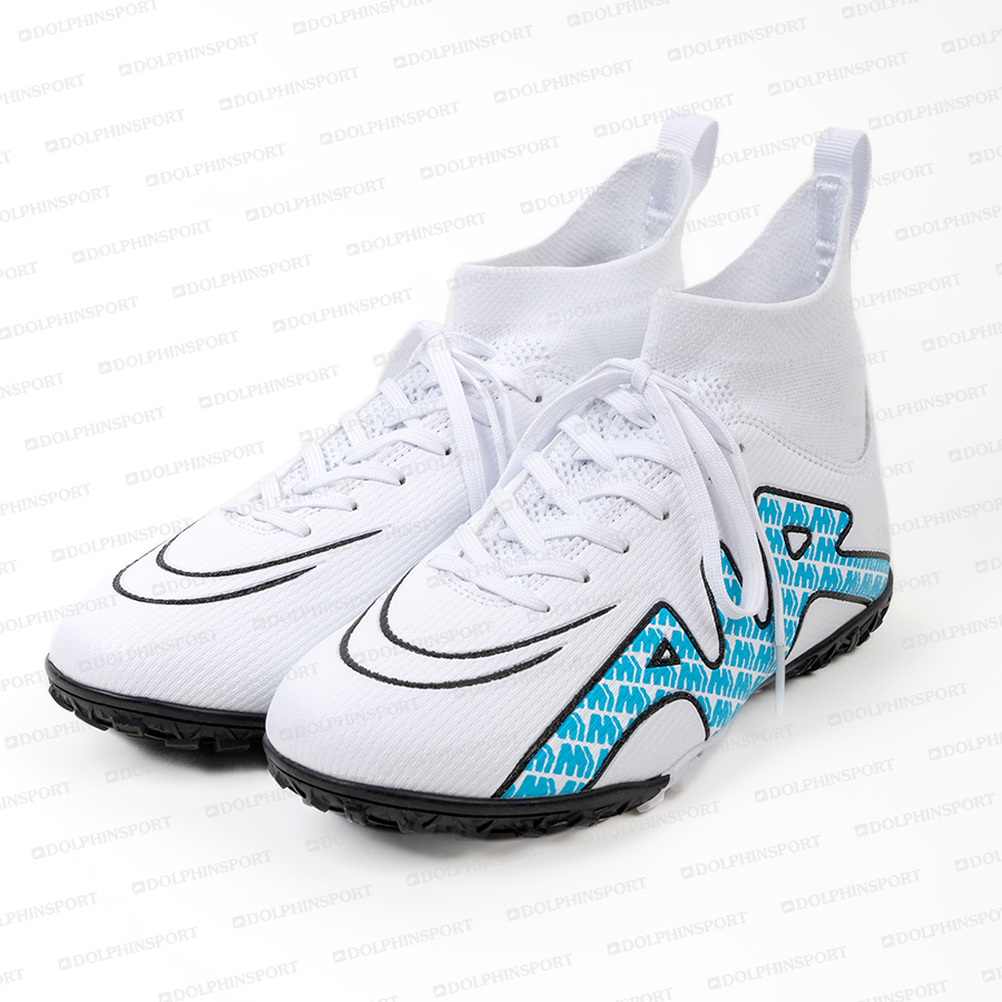 Бутсы футбольные KR-160 бело-синий