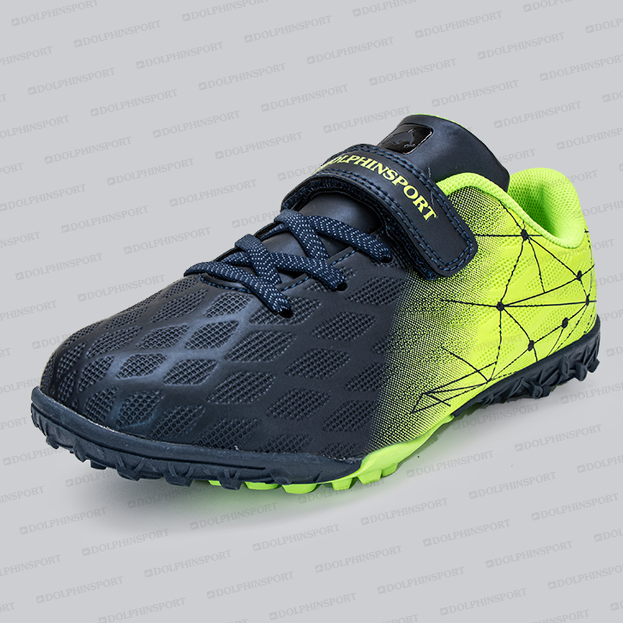 Бутсы футбольные KR-197 сине-зеленые