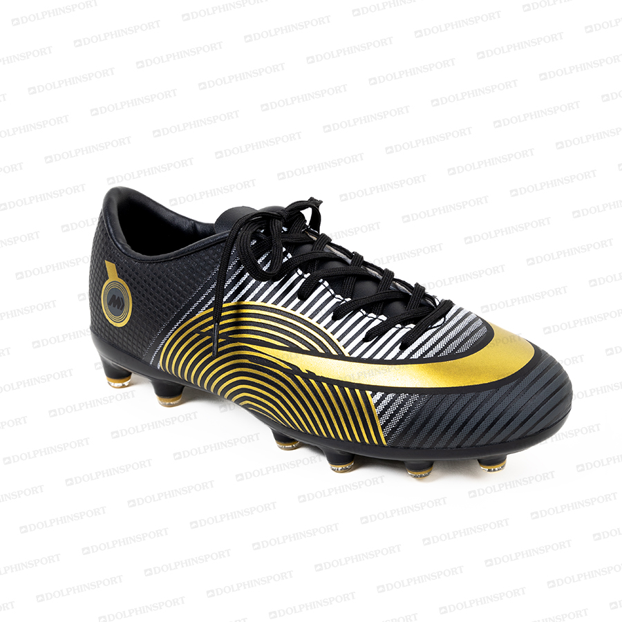 Бутсы футбольные KR-155 черно-золотой