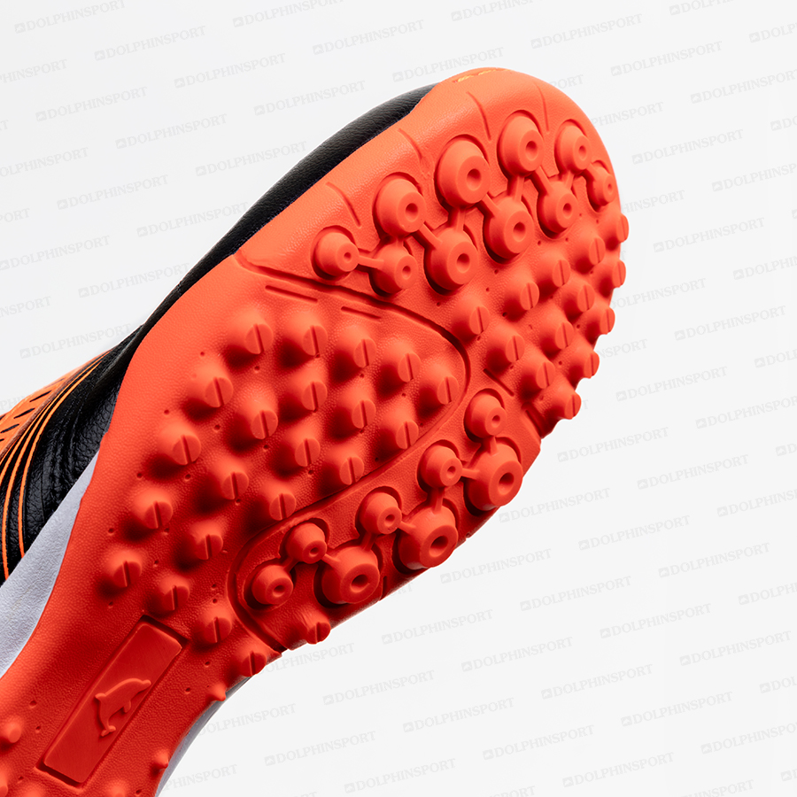 Бутсы футбольные KR-184 черно-красный