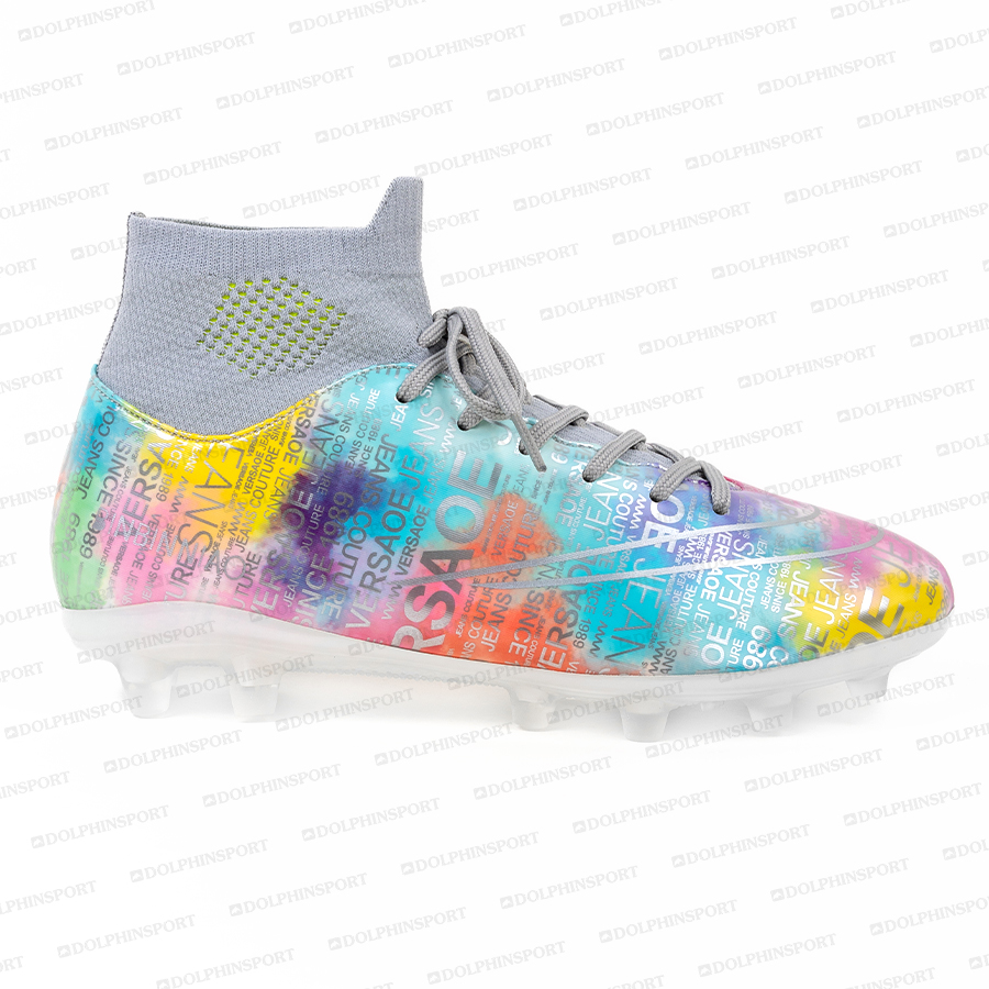 Бутсы футбольные KR-178/2 бело-розовый