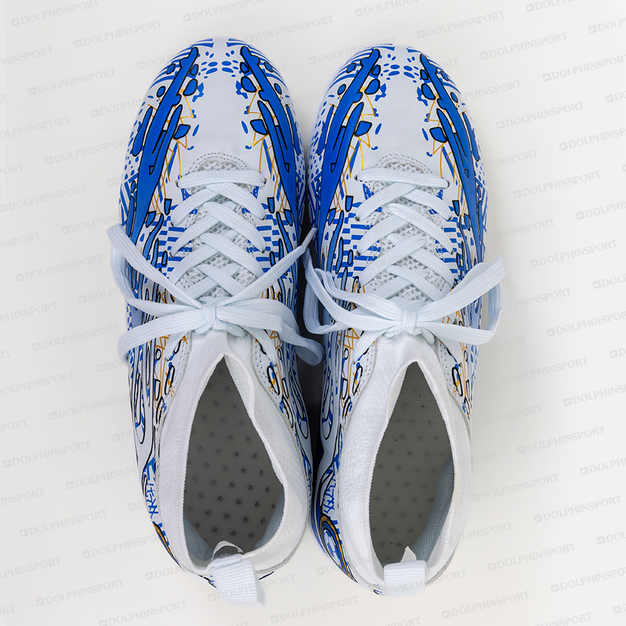 Бутсы футбольные KR-187 бело-синий