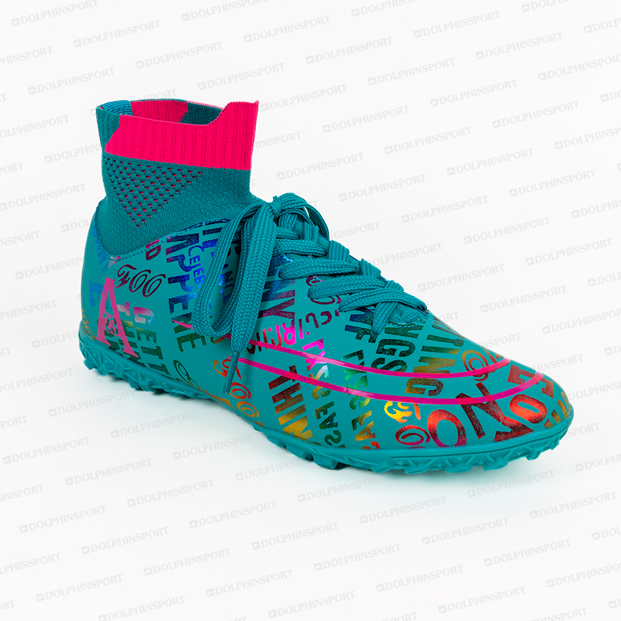 Бутсы футбольные KR-179 бирюзовый