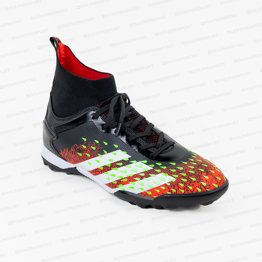 Бутсы футбольные KR-180 черно-красный